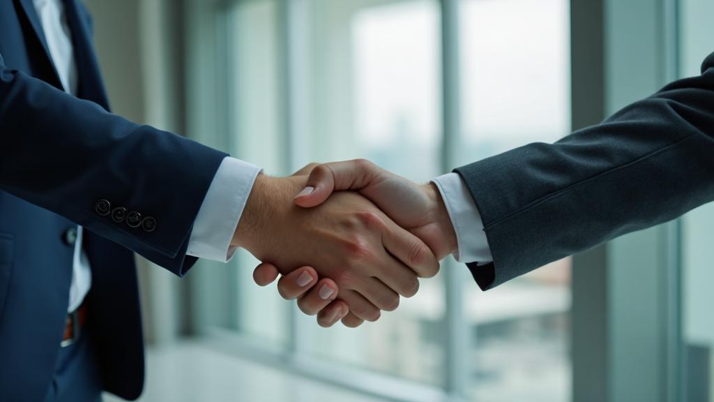 Professional handshake representing trust and successful business partnerships in New Zealand